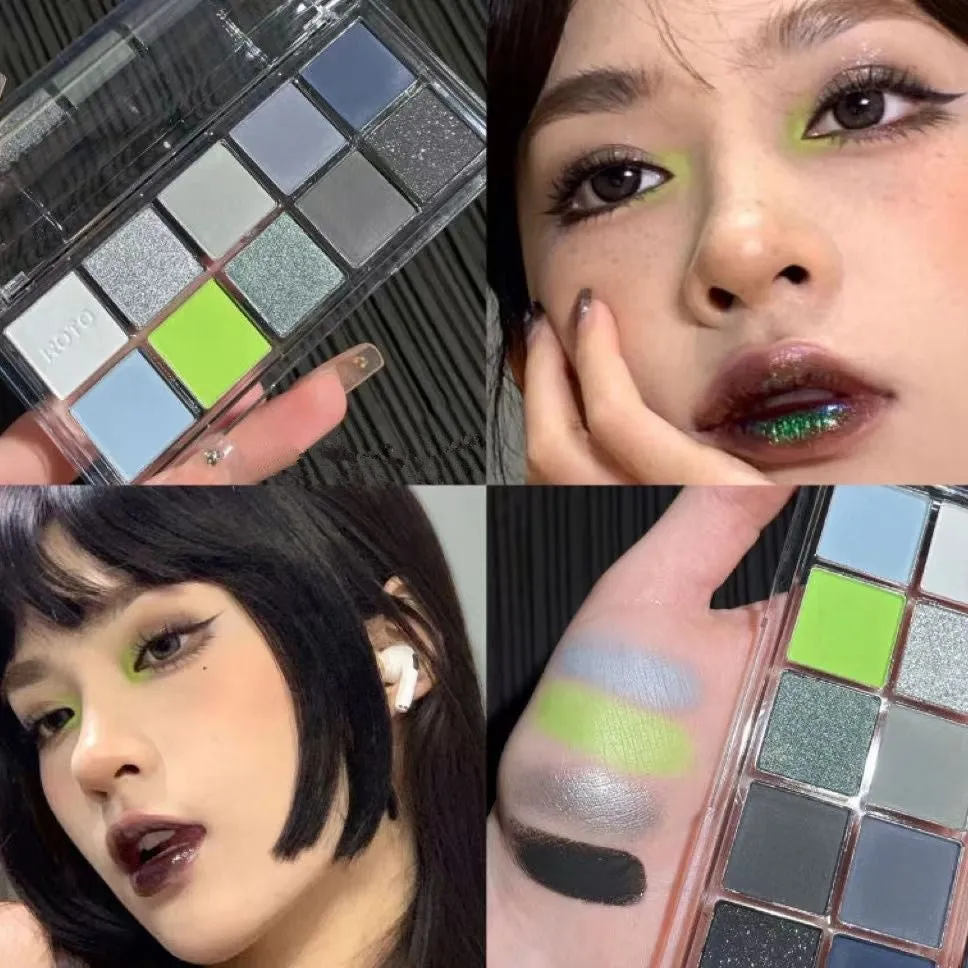 10-COLOR Green EYE-SHADOW MK129