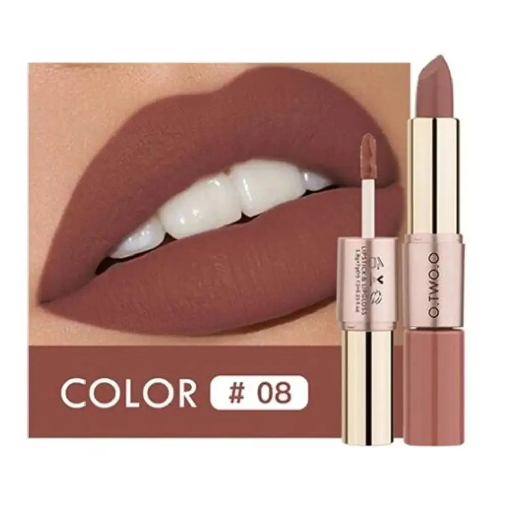 2 in 1 Matte Lipstick Lip Gloss