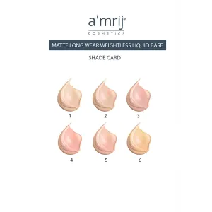 Amrij Cosmetics MATTE LONG WEAR WEIGHTLESS Foundation