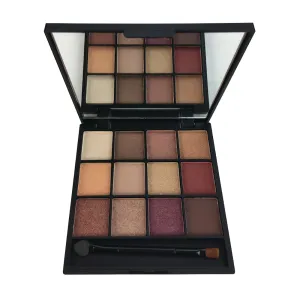 Body Collection 12 Colour Classic Eyeshadow Palette Merlot - Rich Pigmented Long-Lasting Blendable Shades Professional Makeup