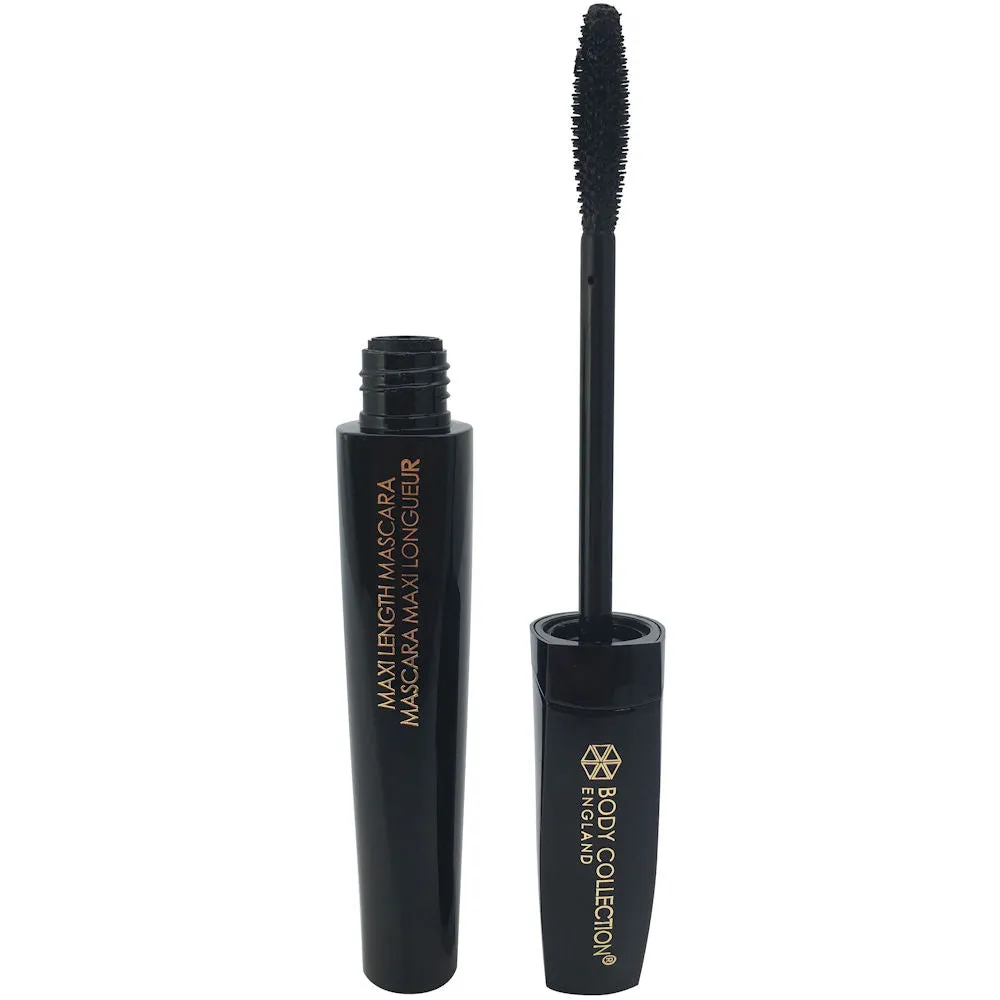 Body Collection Maxi Length Mascara Black - Volumising Lengthening Long-Lasting Smudge-Proof