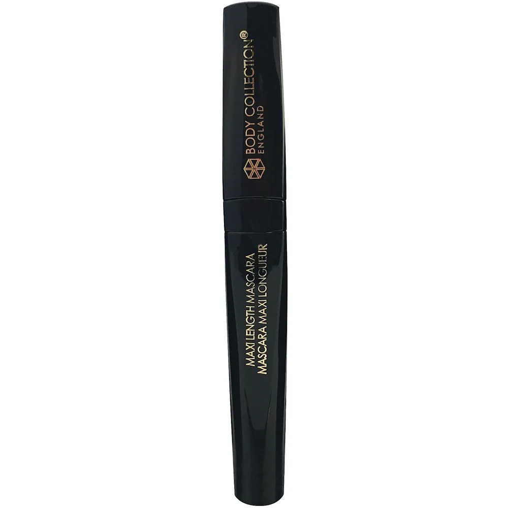 Body Collection Maxi Length Mascara Black - Volumising Lengthening Long-Lasting Smudge-Proof