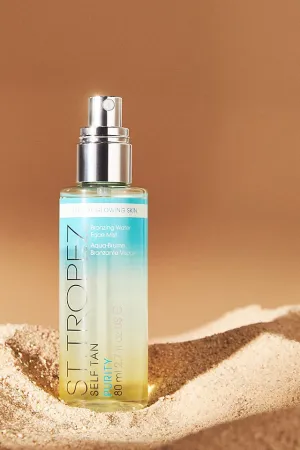 Bronzing facial spray St. Tropez Purity, blue