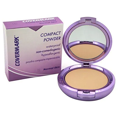 Covermark Compact Powder For Normal Skin Natural Waterproof Makeup