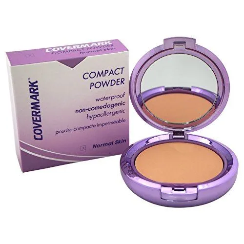 Covermark Compact Powder For Normal Skin Natural Waterproof Makeup