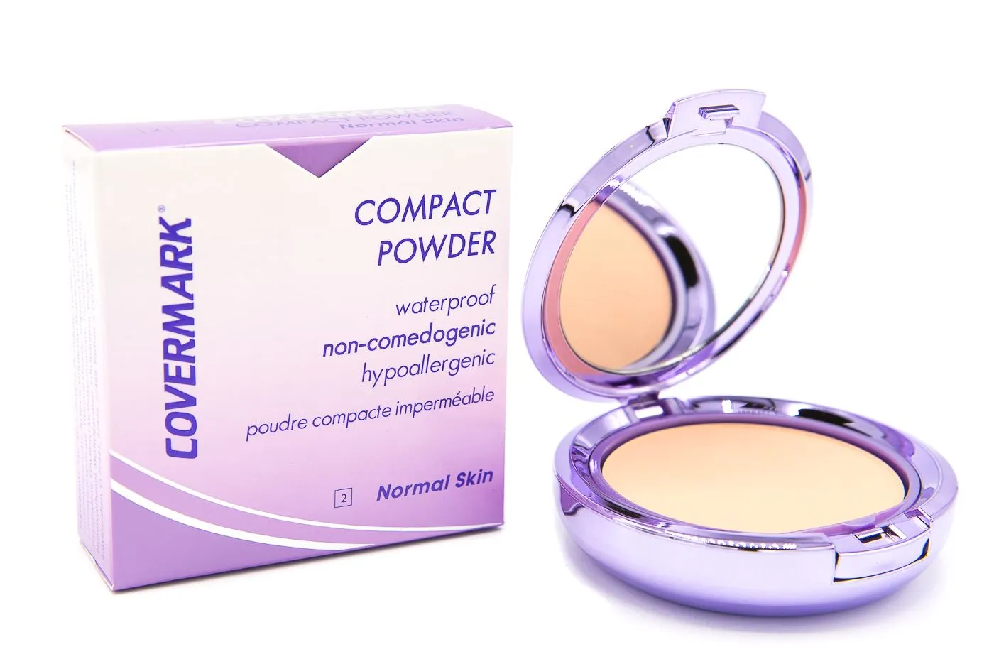 Covermark Compact Powder For Normal Skin Natural Waterproof Makeup