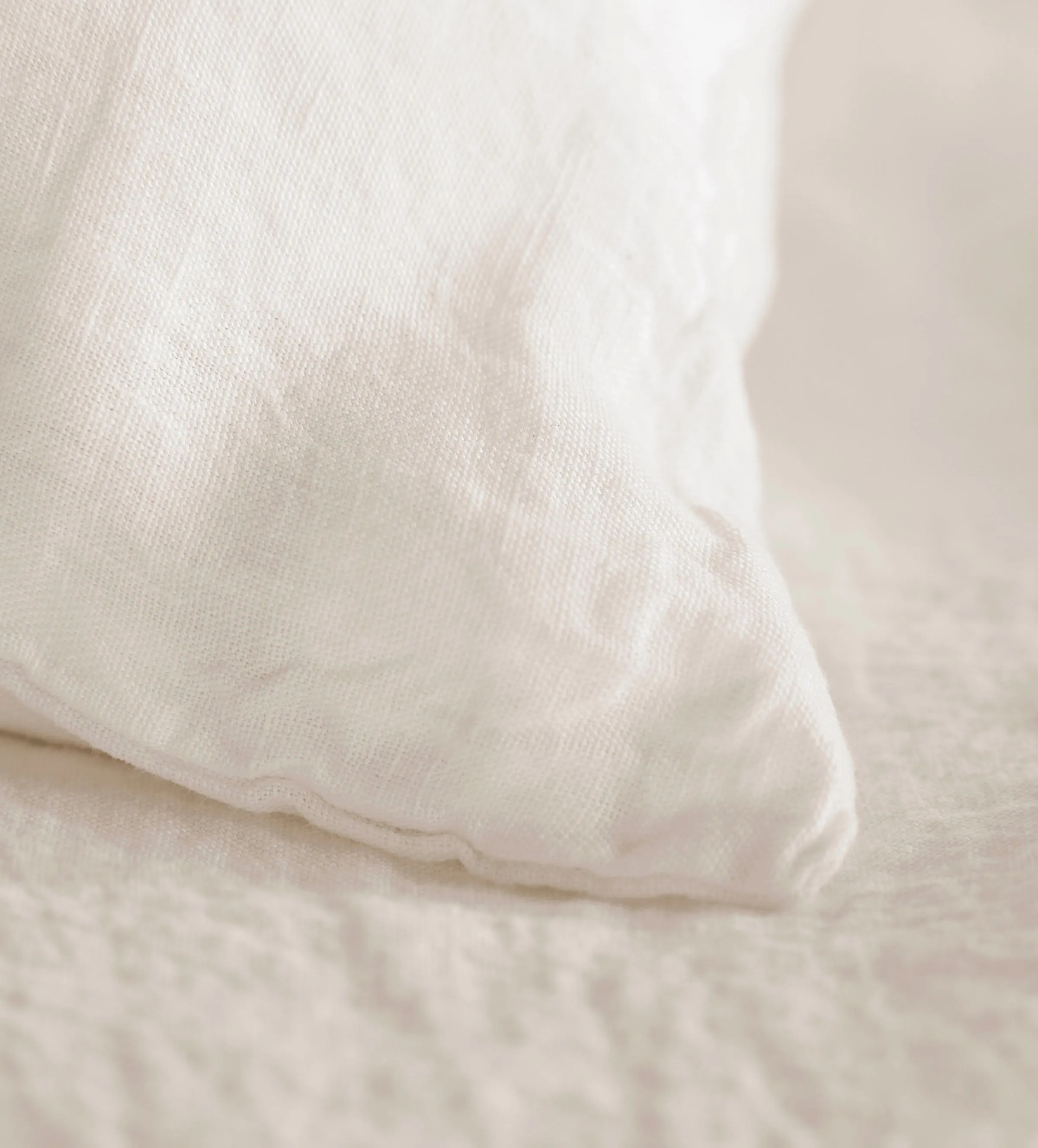 Cream 100% Linen Duvet Cover