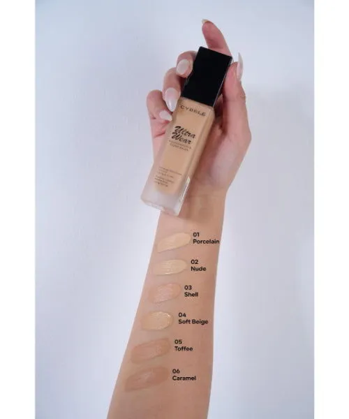 CYBELE ULTRA WEAR FOUNDATION & CONCEALER 02 NUDE