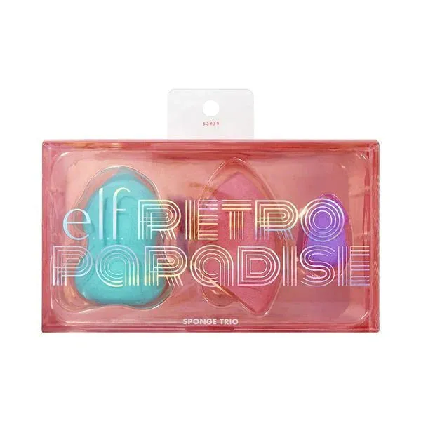 E.l.f Retro Paradise Sponge Trio Pak