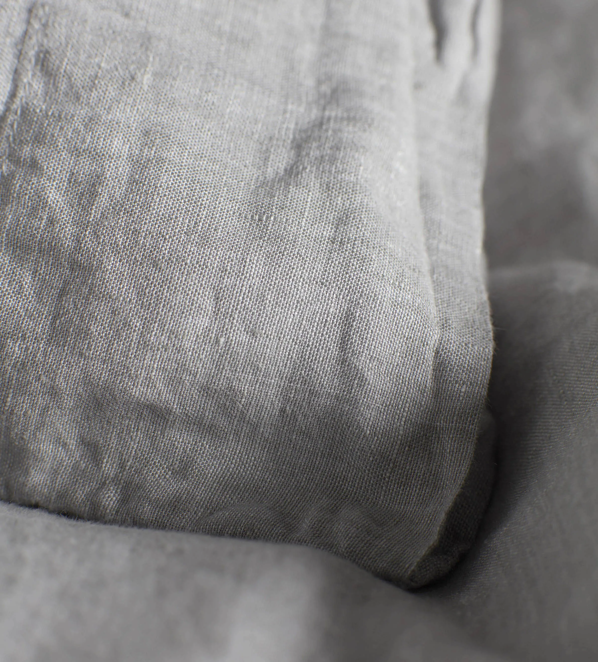 Flint Grey 100% Linen Bed Linen