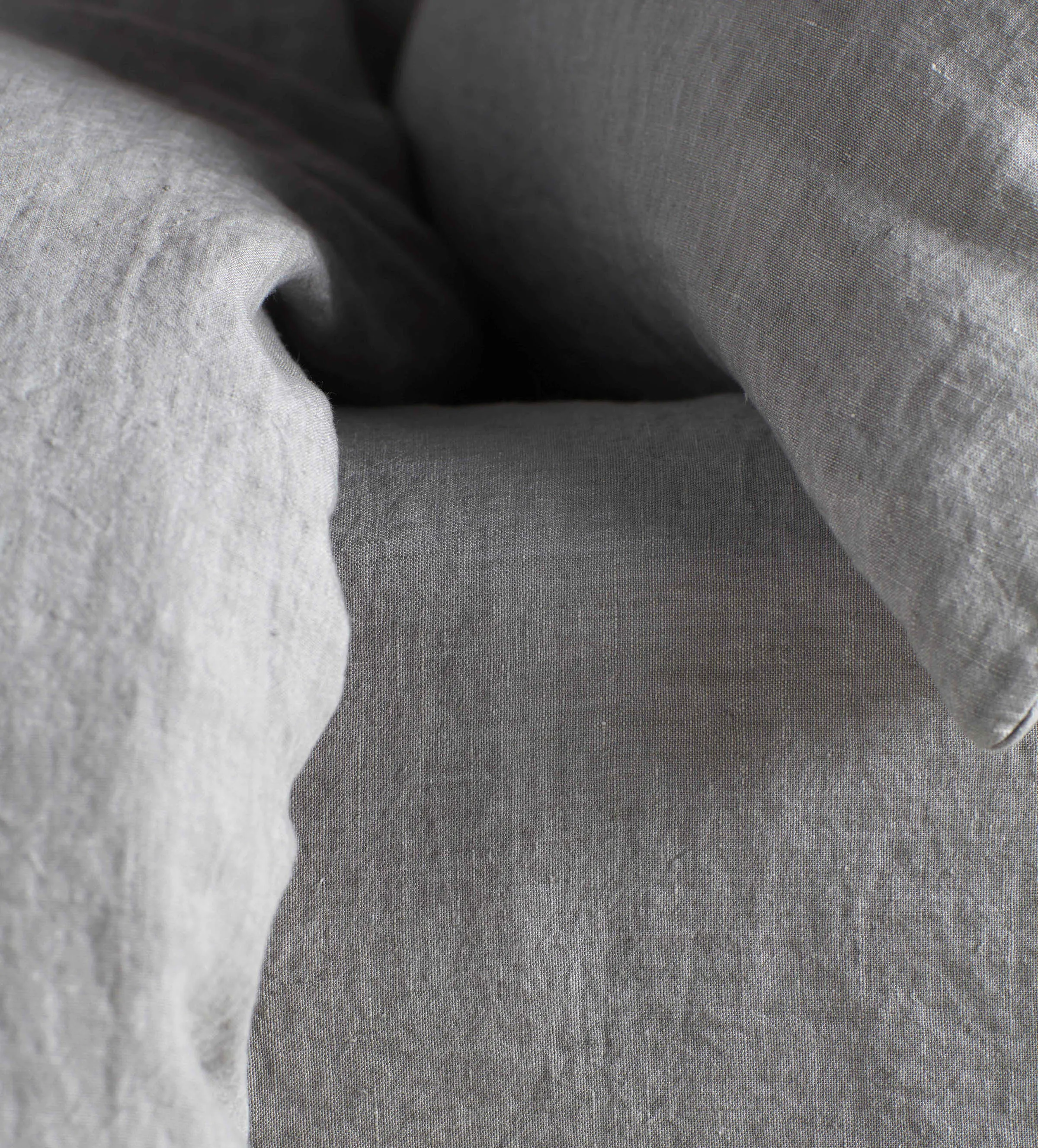 Flint Grey 100% Linen Bed Linen