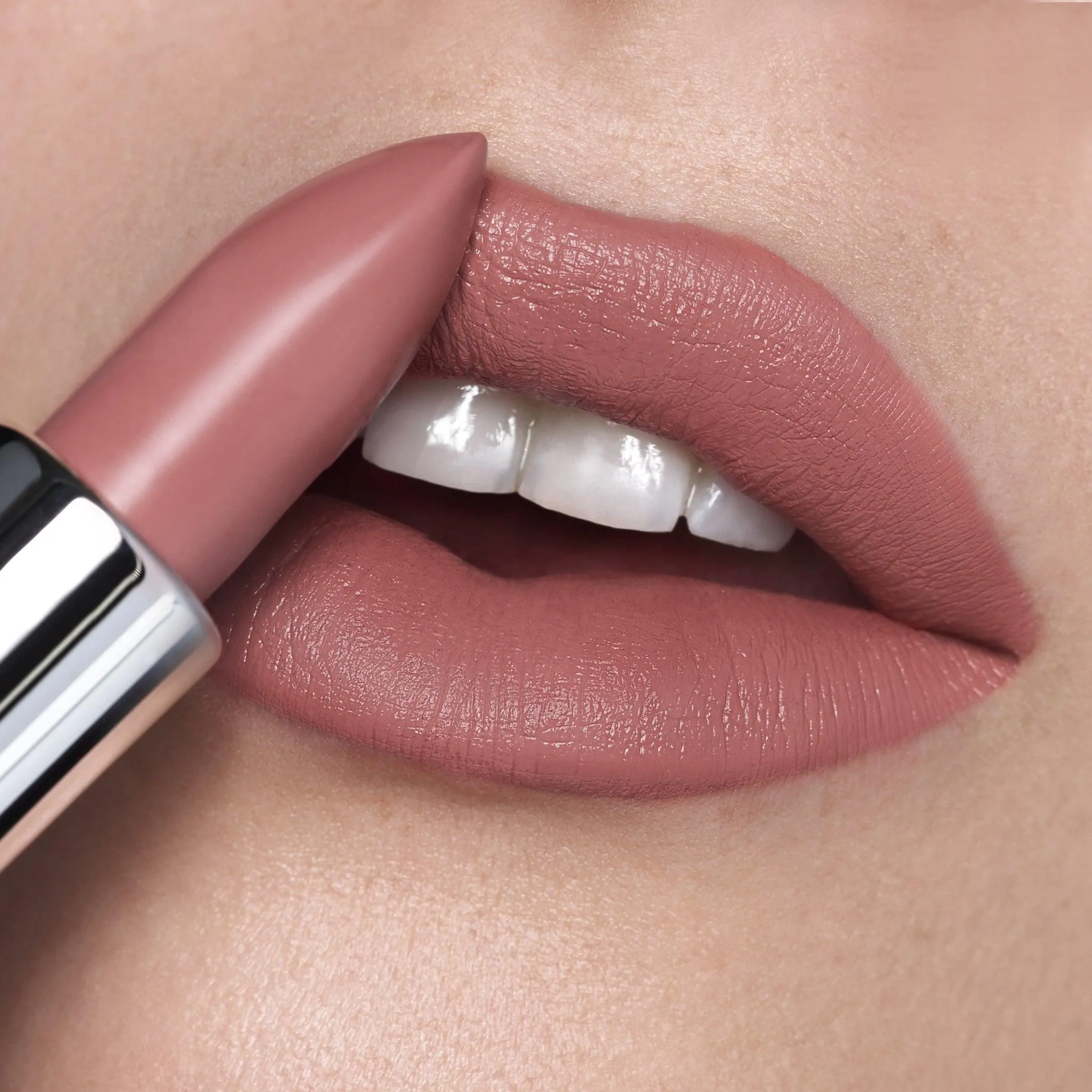 Front Row | A Dusty Nude/Pink Matte Lipstick