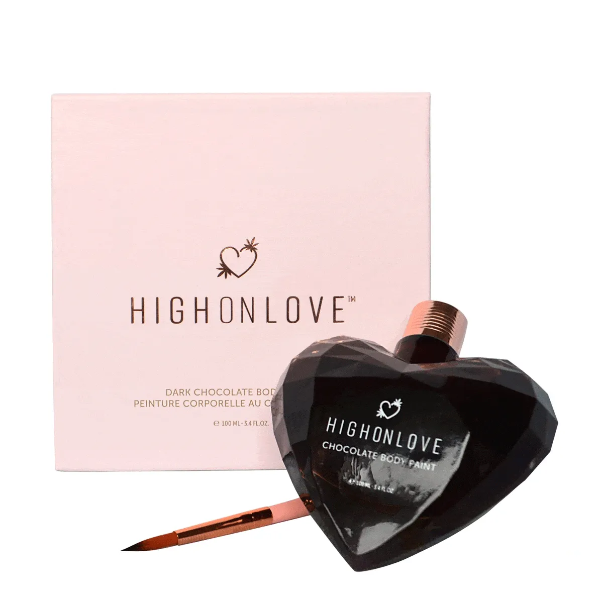 High On Love Dark Chocolate Body Paint with Hemp