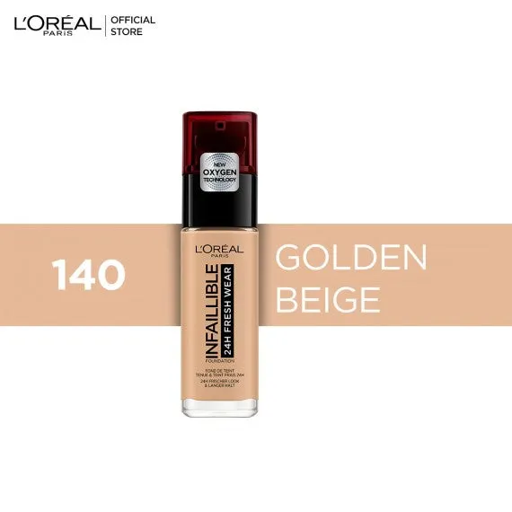 L'Oreal Paris Infallible 24H Fresh Wear Breathable Liquid Foundation