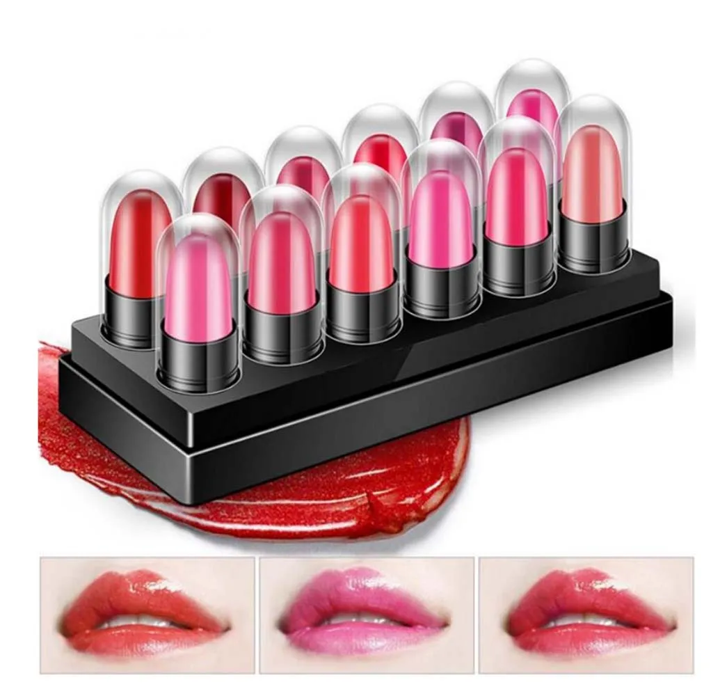 Miss Beauty 12-Piece Set - Long-Lasting, Moisturizing Lipstick in Assorted Colors - Limited Stock (Product Code: BQY8853)