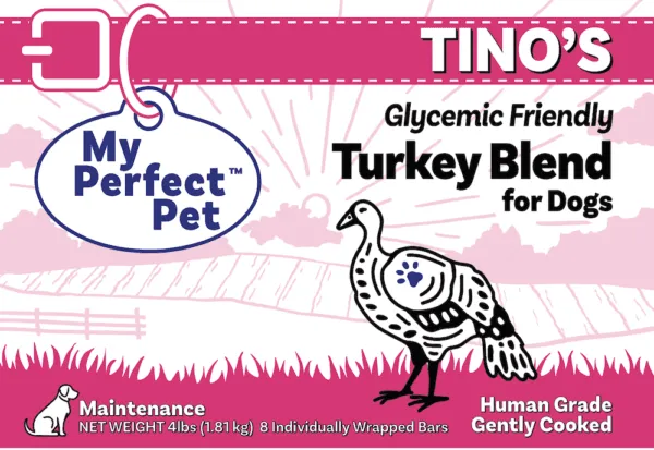 My Perfect Pet Tino’s Glycemic Friendly Turkey Blend