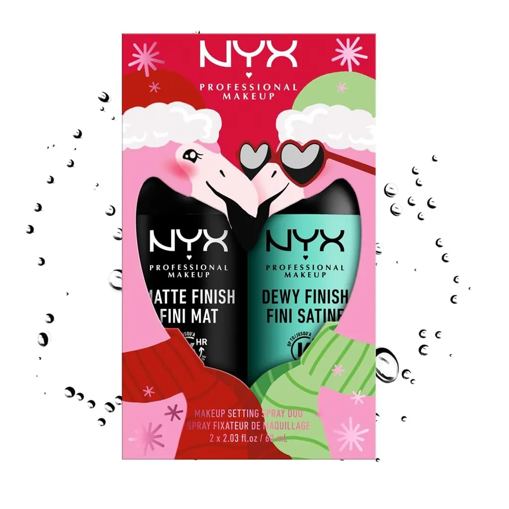 NYX Makeup Setting Spray Duo de Fijador de Maquillaje