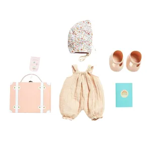 Olli Ella Dinkum Doll Travel Togs Set - Blush