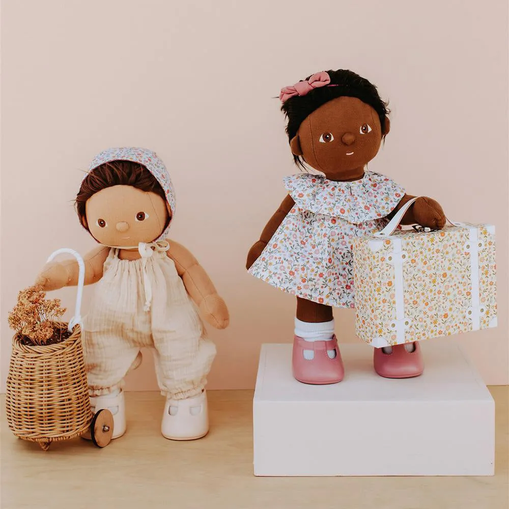 Olli Ella Dinkum Doll Travel Togs Set - Blush