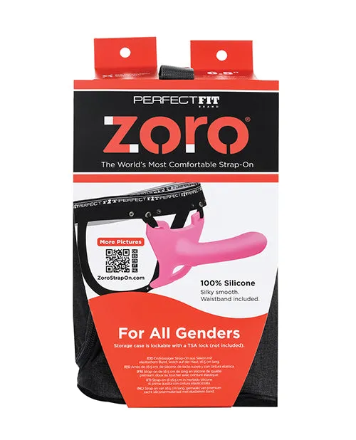 Premium Zoro 5.5-Inch Pink Strap-On with Protective Case - Ideal Fit