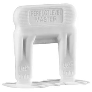 Perfect Level Master 1mm-1/32" Size M Tile Leveling Clips