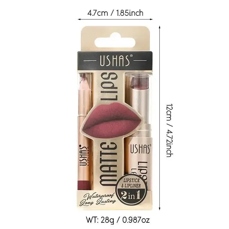 Perfect Pout 2-in-1 Lipstick & Lip Liner Set