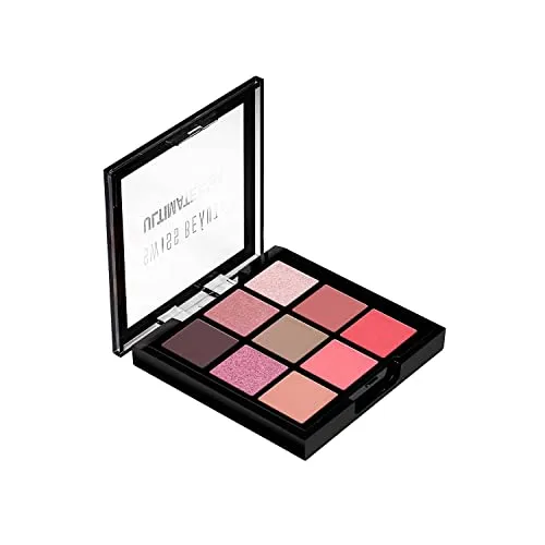 Swiss Beauty Ultimate 9 Pigmented Colors Eyeshadow Palette| Long Wearing And Easily Blendable Eye Makeup Palette | Multicolor - 02, 6Gm | Matte,Shimmery & Metallic Finish